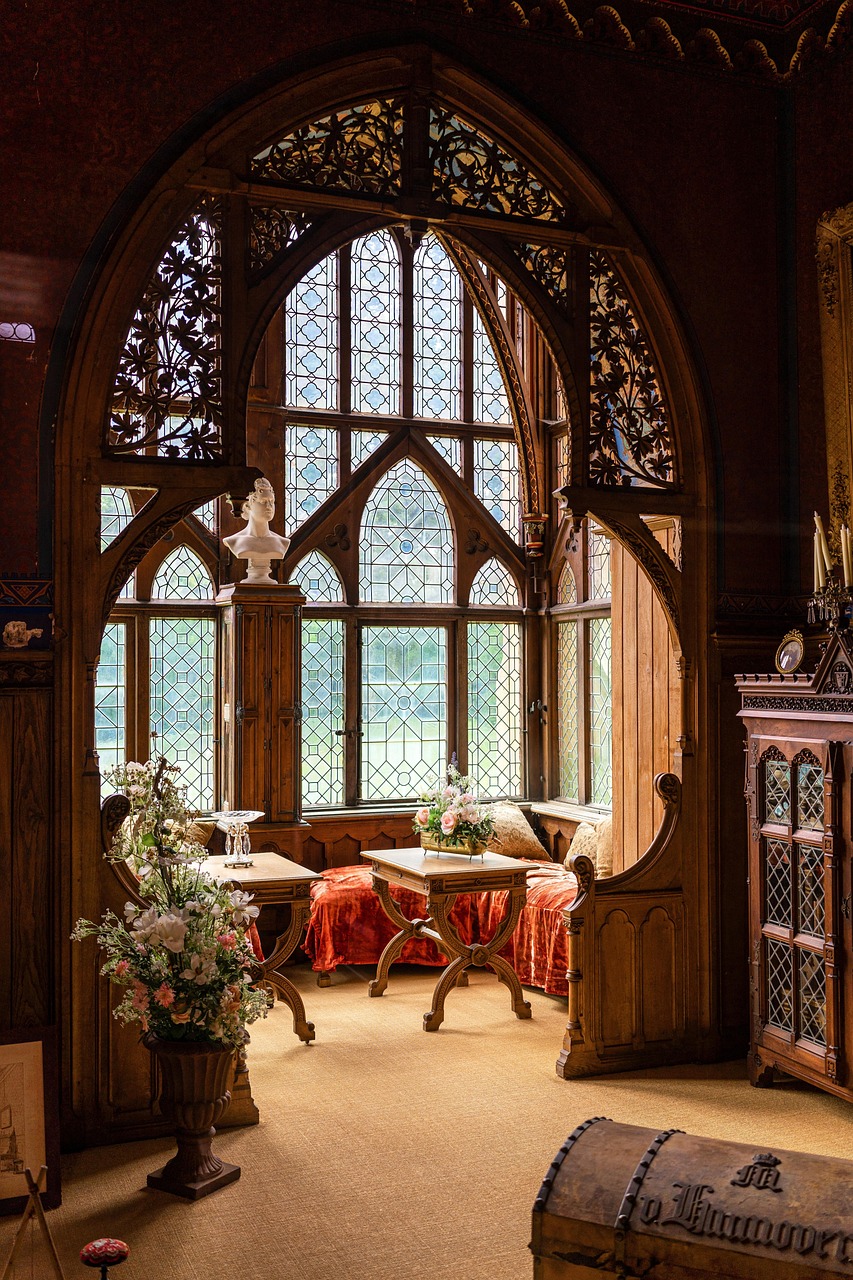 castle, marienburg, beautiful wallpaper, interior, hanover, old, architecture, interior design, windows, wooden wall, background
