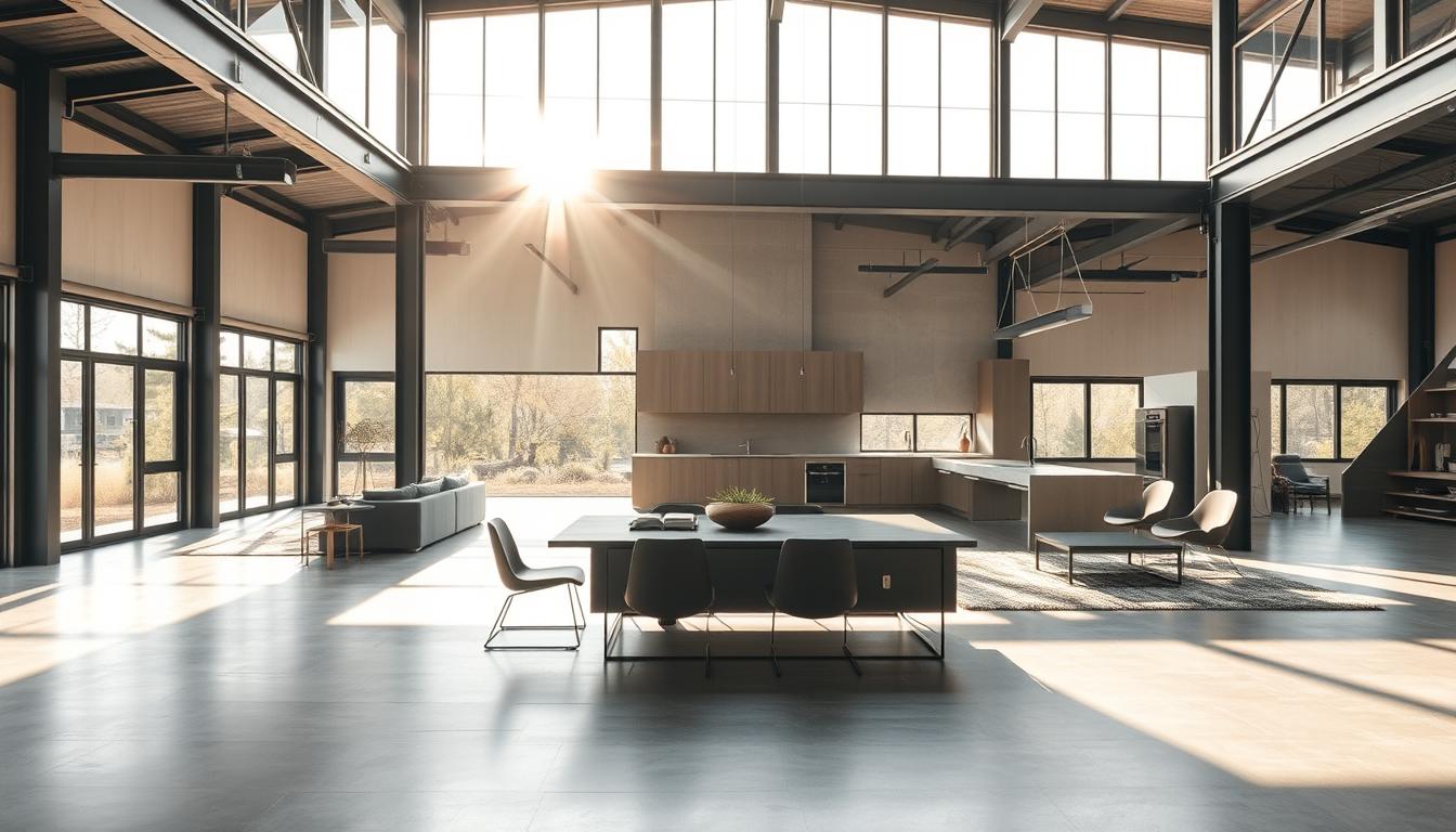 interior metal building homes