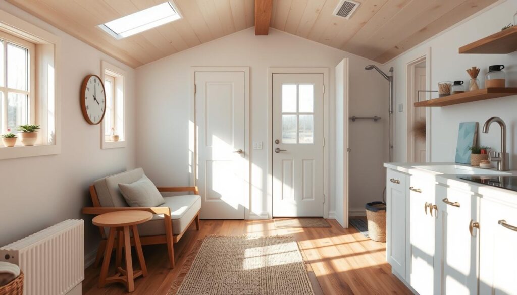minimalist tiny house interiors