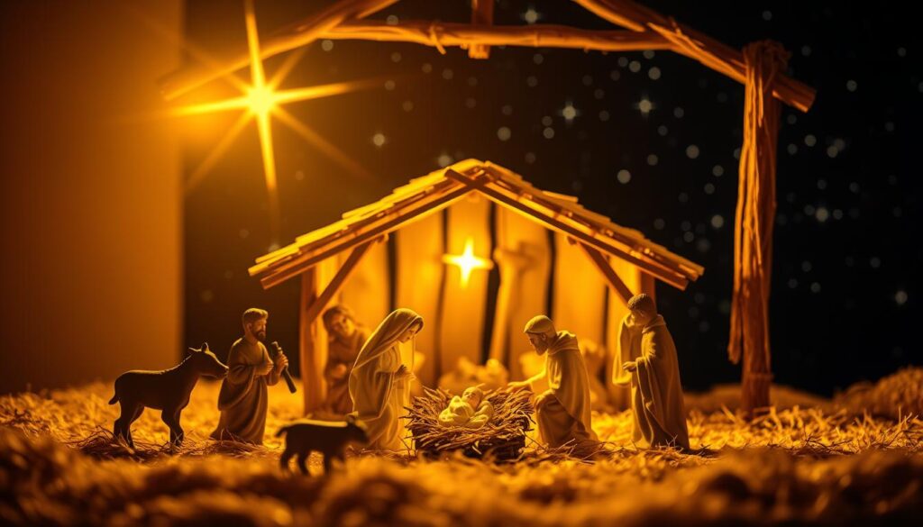 nativity scene lighting nativity scene lighting
