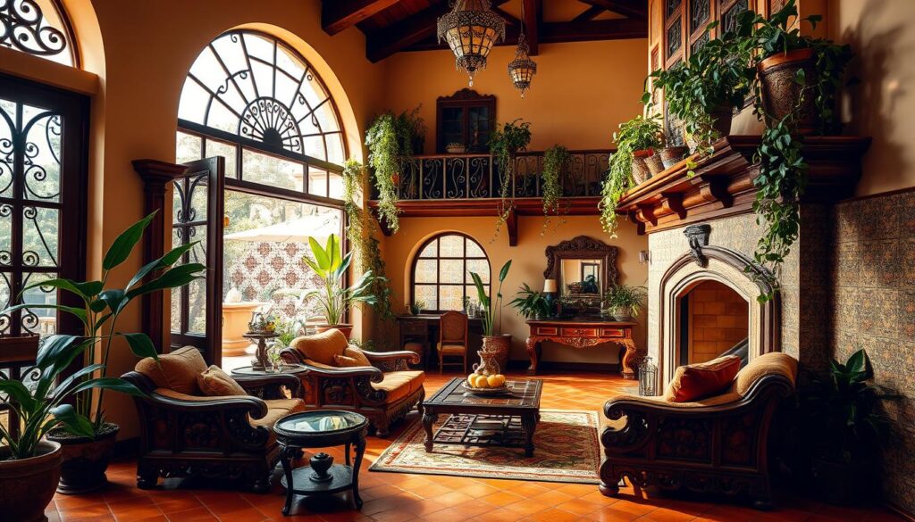 spanish style homes interior design