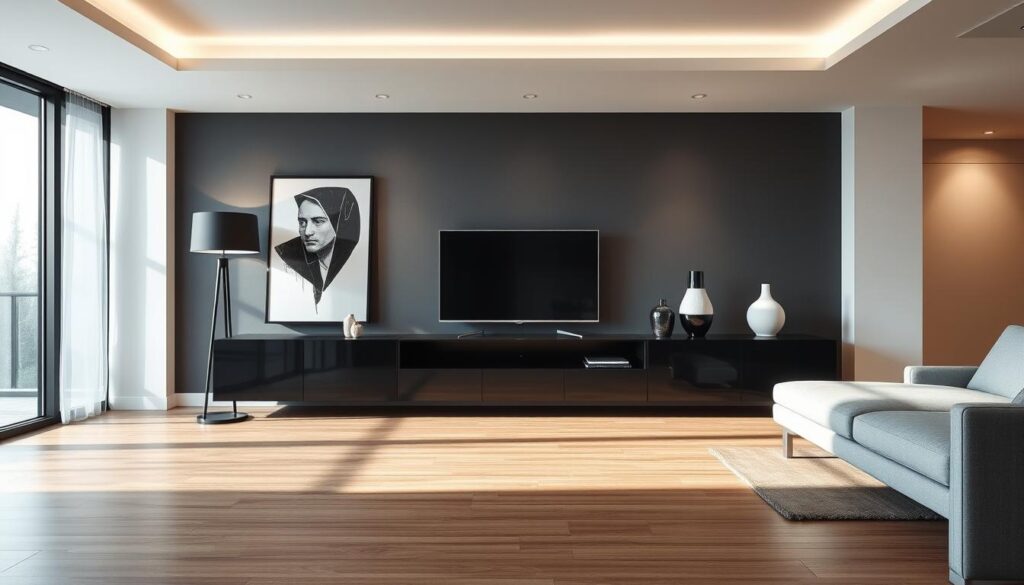 stylish black and white home decor