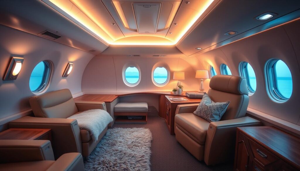 airplane cabin decor