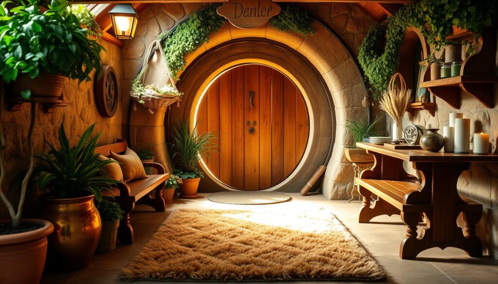 hobbit house decor entryway