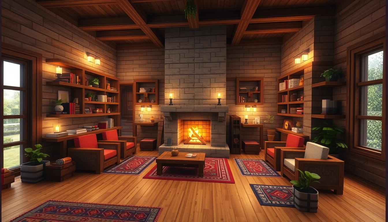 minecraft home interior design