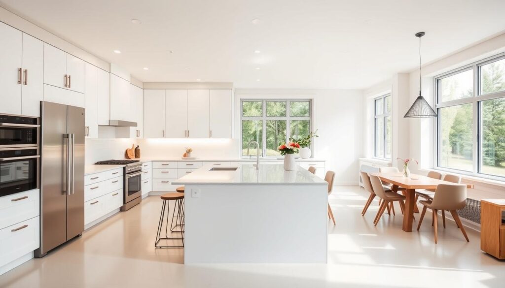 modern kitchen layout