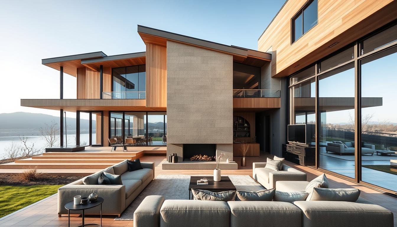 split level home interior