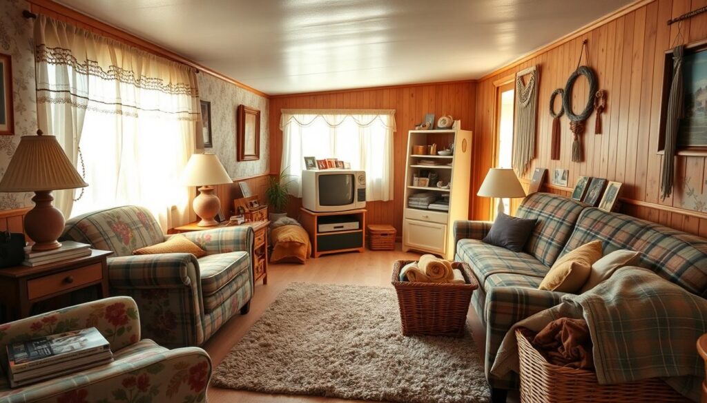 vintage mobile home decor